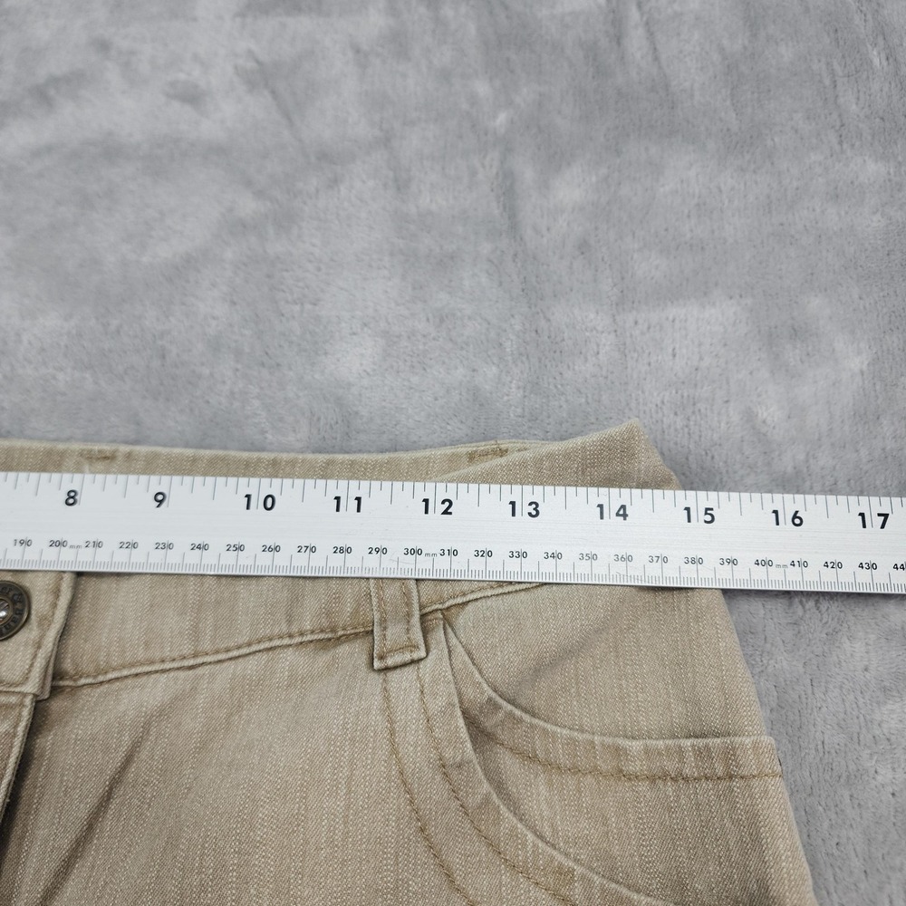 Vintage Christopher & Banks Jeans Womens 6 Beige Mid Rise Straight Leg Stretch - Picture 12 of 16